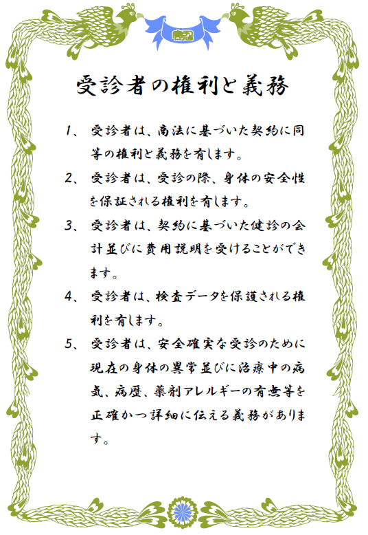 受診者と権利